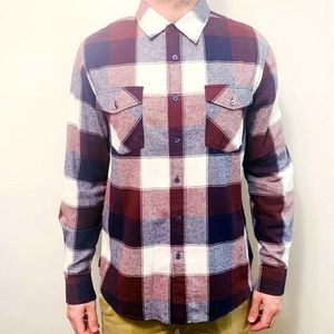 Coastal Mens Large Tricheck Flannel Shirt